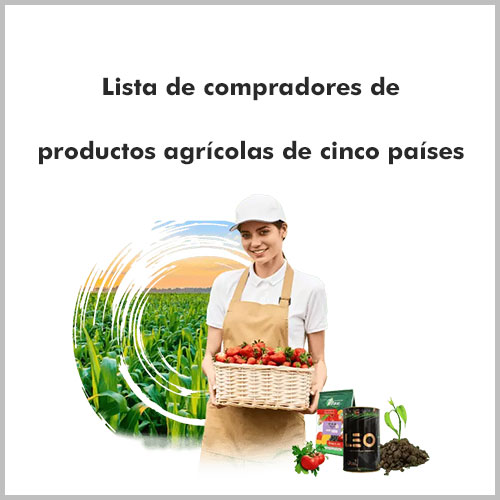 Lista de compradores de productos agricolas de cinco paises 1