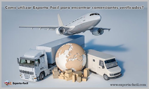 Cómo utilizar Exporta-Facil para encontrar comerciantes verificados?