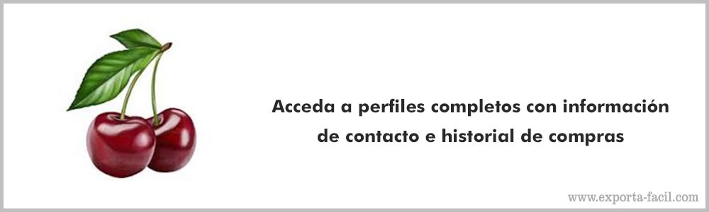 Acceda a perfiles completos con informacion de contacto e historial de compras6 6