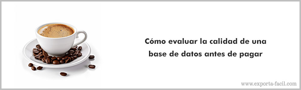 Como evaluar la calidad de una base de datos antes de pagar 5