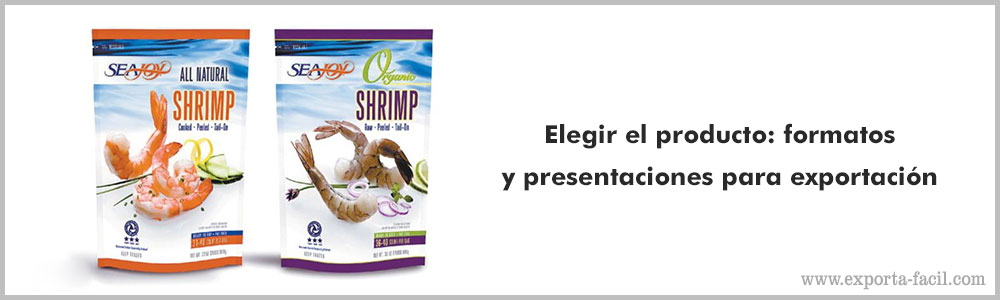 Elegir el producto formatos y presentaciones para 5