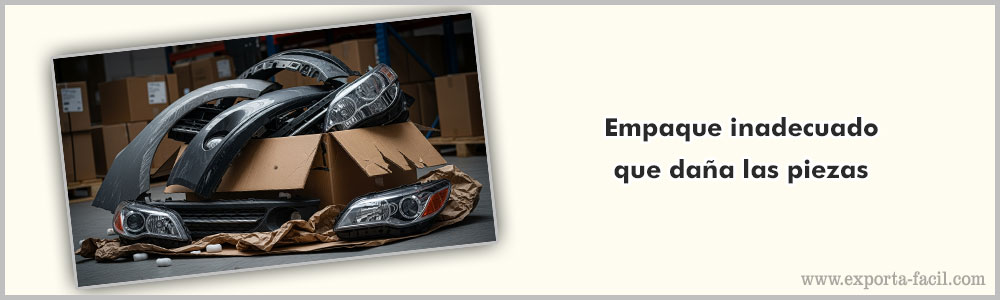 Empaque inadecuado que dana las piezas 5