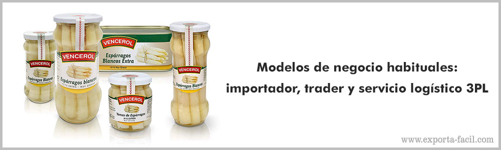 Modelos de negocio habituales importador trader y servicio logistico 3PL 7