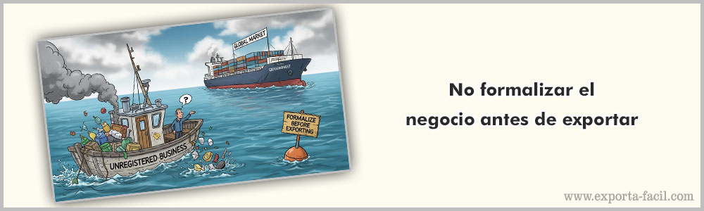 No formalizar el negocio antes de 3