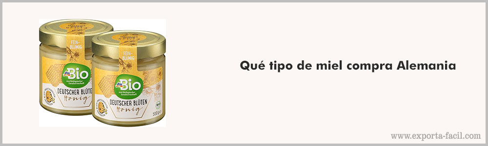 Que tipo de miel compra Alemania 9