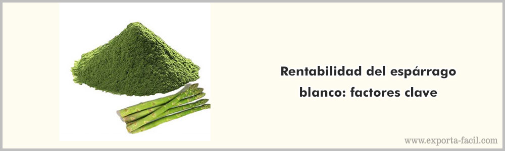 Rentabilidad del esparrago blanco factores clave 7