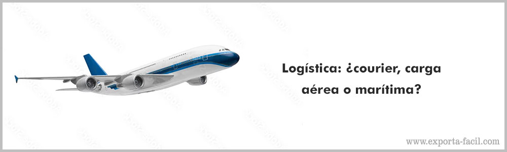 ¿courier carga aerea o maritima 9