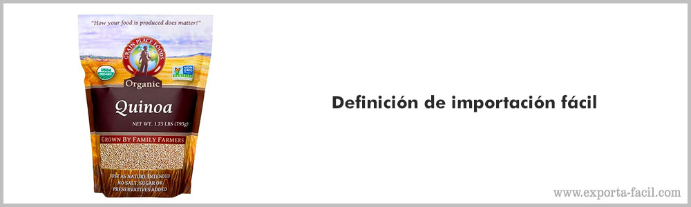 Definicion de importacion facil 5