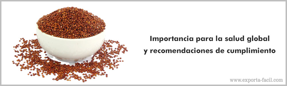 Importancia para la salud global y recomendaciones de cumplimiento 10 Importancia para la salud global y recomendaciones de cumplimiento 9