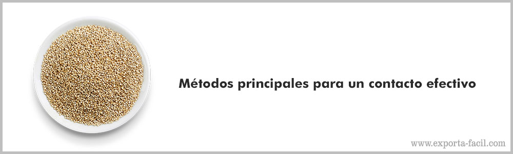 Metodos principales para un contacto efectivo 9