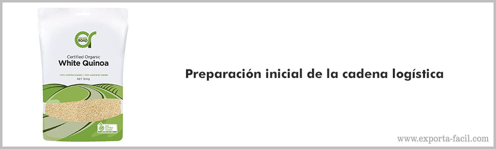 Preparacion inicial de la cadena logistica 11